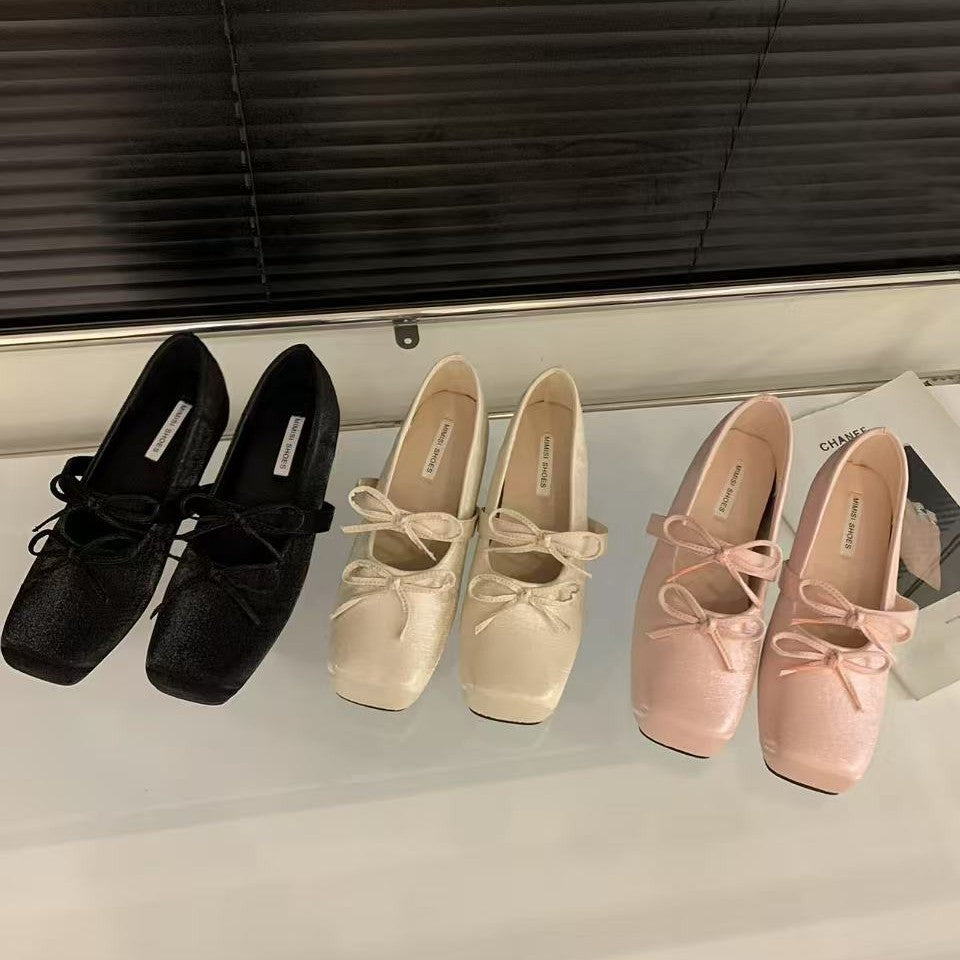 Height Increasing Insole 3CM French Mary Jane Shoes