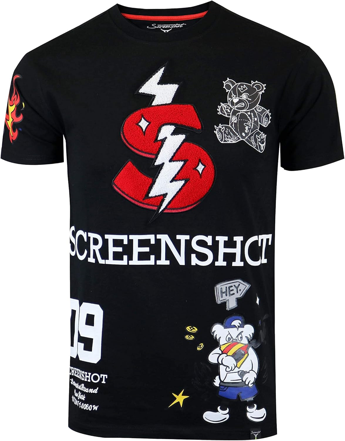 -1202-SS-2 Mens Hipster Hip-Hop Premium Urban Streetwear Latest Animation Fashion T-Shirts