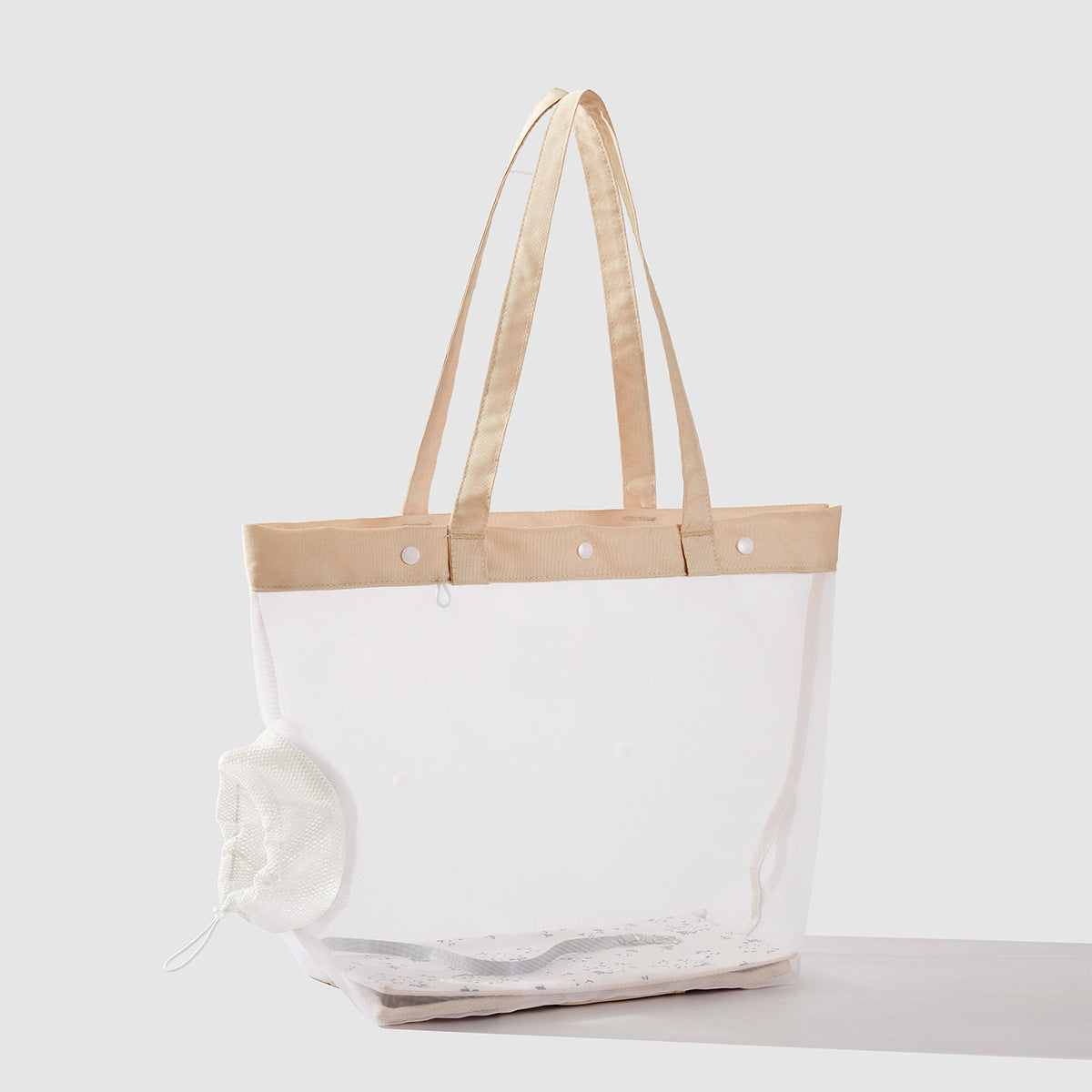 Transparent Solid Color Nylon Cat Portable Pet Shoulder Bag