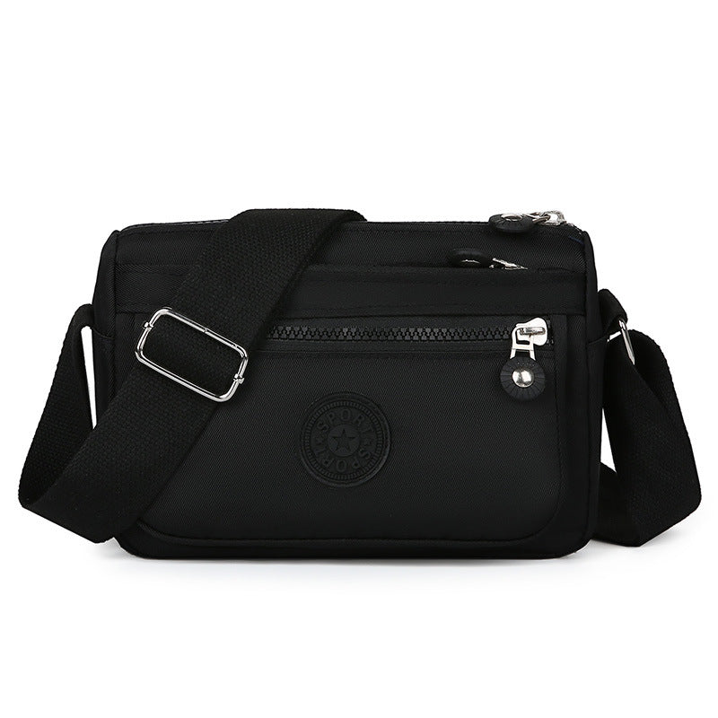 Multi-layer Casual Fashion Messenger Bag Trendy Mobile Phone Change Packet