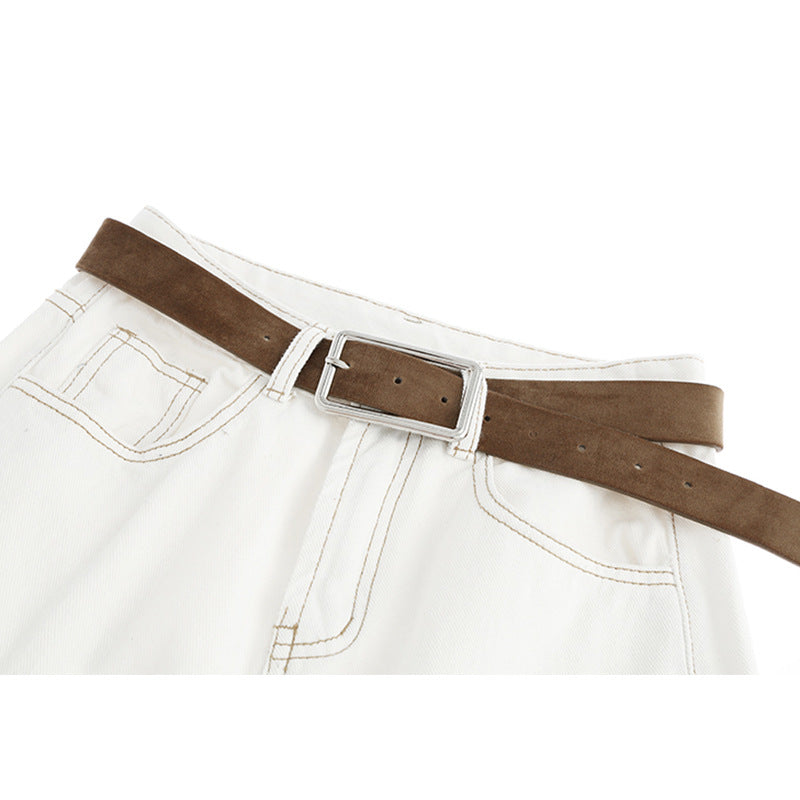 High waist was thin nine points turnip pants