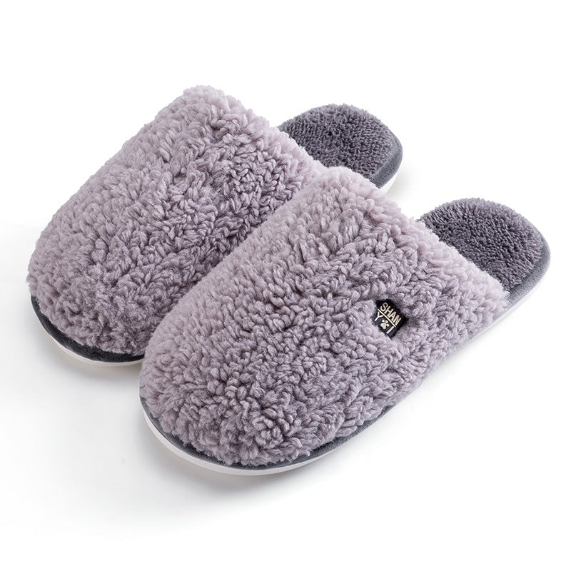 Cotton slippers for indoor moonwood floor