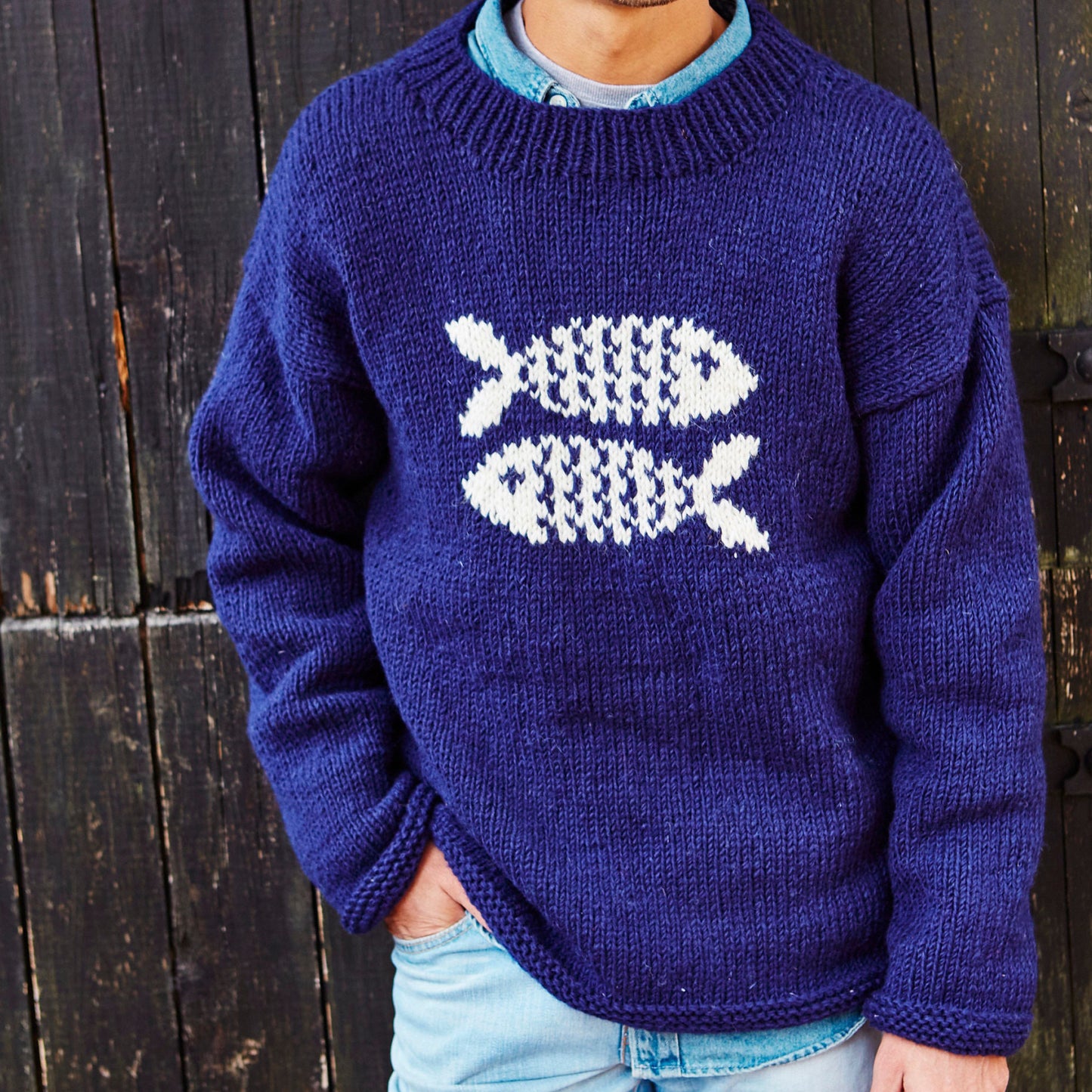 New Knitted Men And Women Same Style Sweater