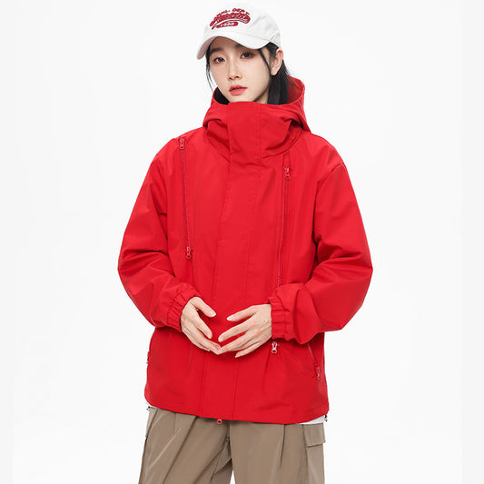 Outdoor Shell Jacket Hong Kong Style Coats