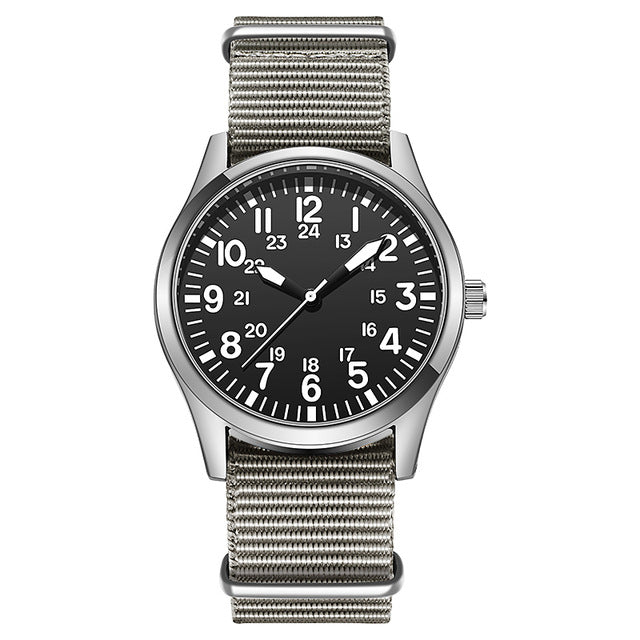 Force Field Fabric Strap 24-hour Display Watch