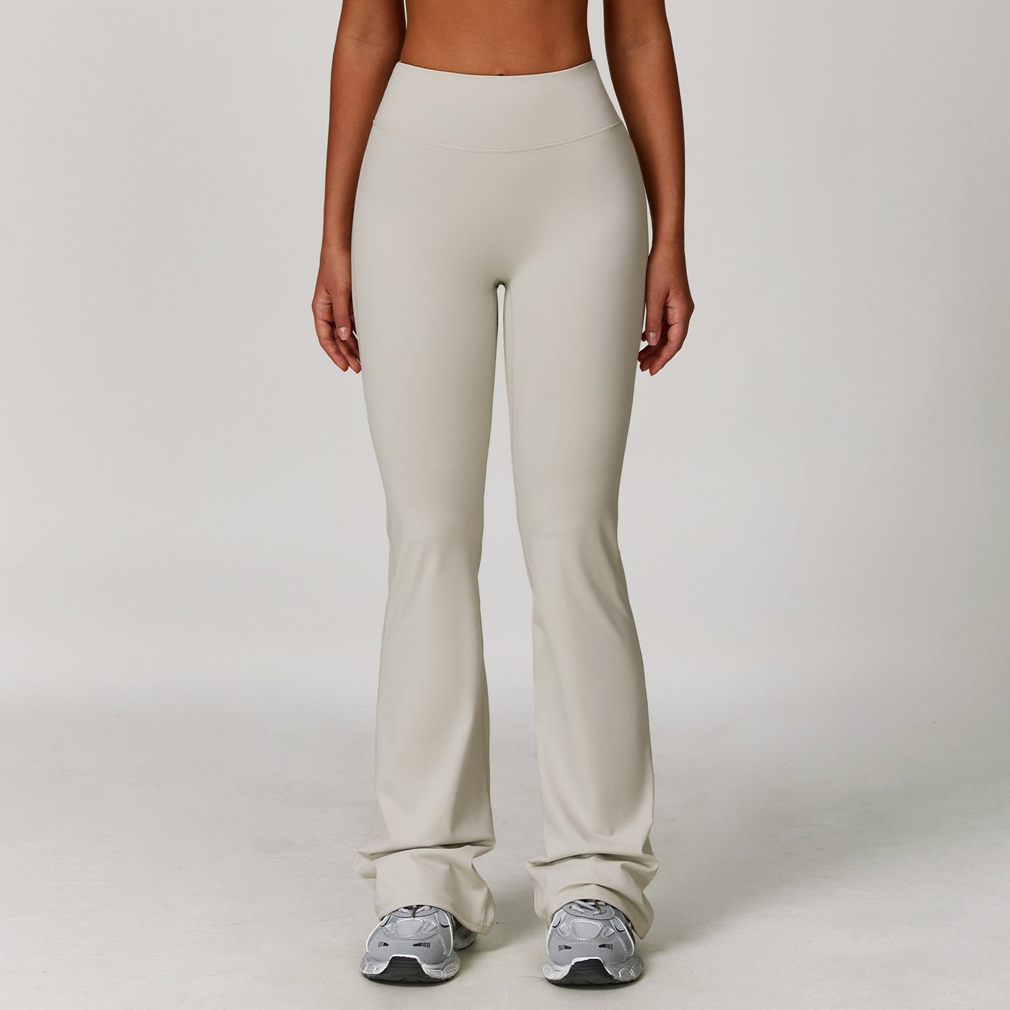 Brushed High Waist Yoga Tight Wide-leg Bell-bottoms