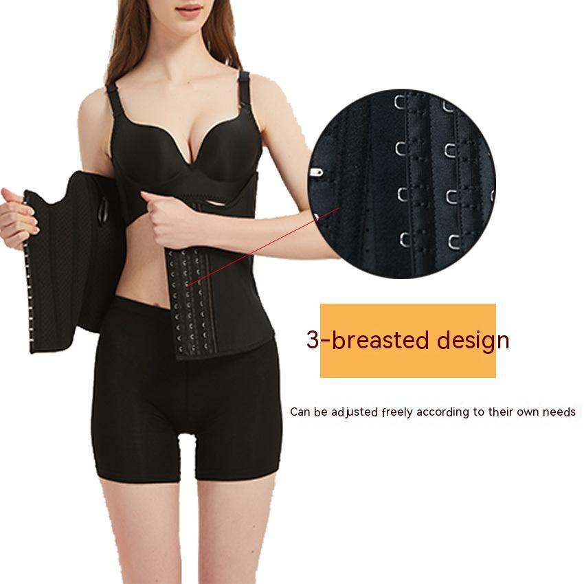 New Rubber 13 Pieces Steel Rib Shapewear Belly Band Dark Blue