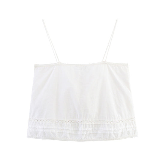 Summer New Women's Fashion Lace Cutout Sling