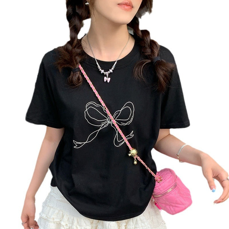 American Retro T-shirt Women's Cotton