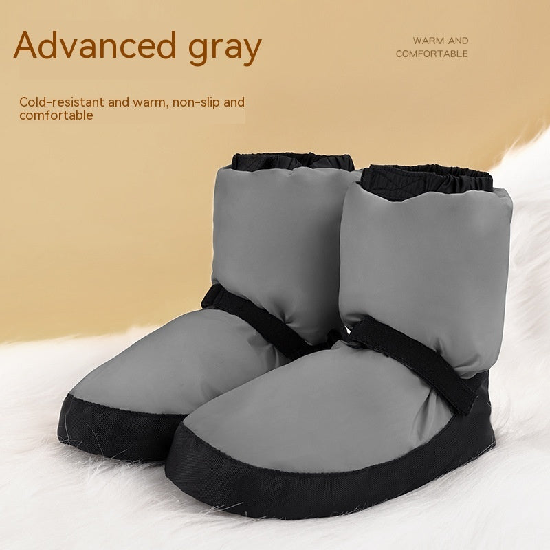 Dance Warm Shoes Ballet Shoes Cotton Warm-up Winter Cotton Shoes Practice Shoes