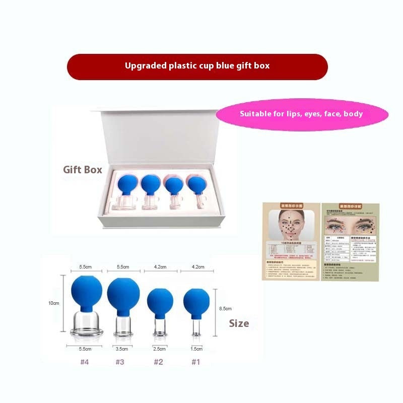 Upgraded Vacuum Silicone Facial Beauty Jar Household Walking Jar Cup Facial Lifting Cupping Ball Skin Filling Beauty Cupping Cup