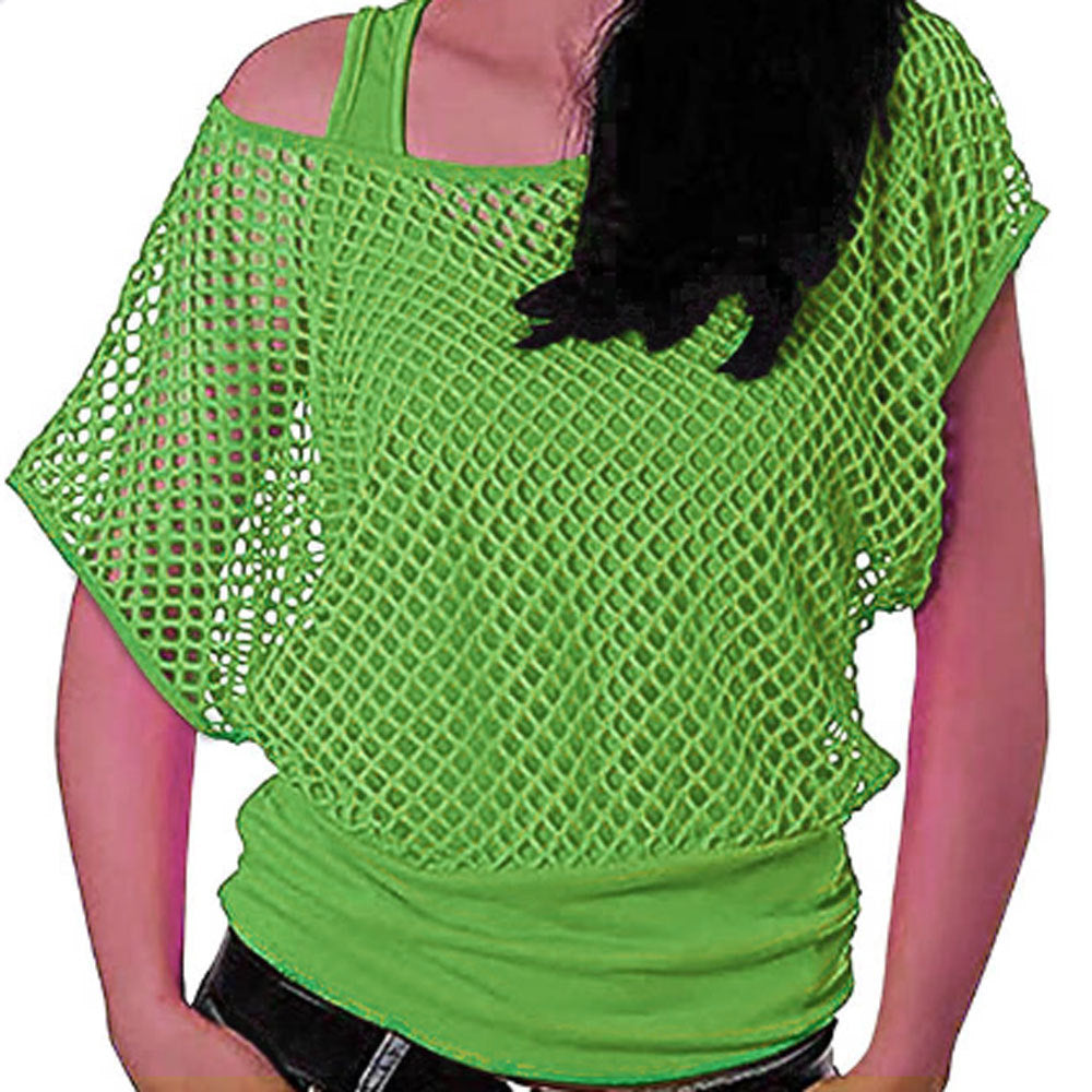 Party Ball Garment Off-the-shoulder Fishnet Short Sleeve Suit Two Pieces