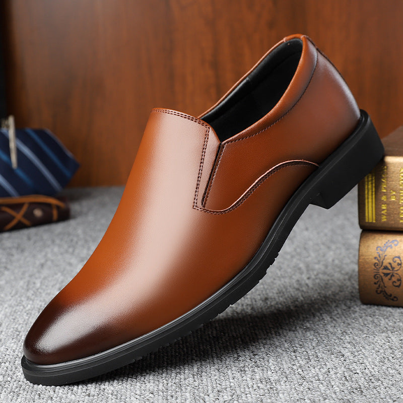 Herre Business Tods Casual Sko Åndbare Lave Forår Og Efterår Sorte Slip-on Dovne Sko