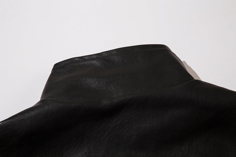 Men's Fashion PU Leather Motorcycle Jacket