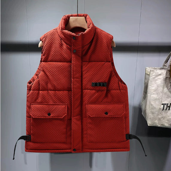 Warm Waistcoat Vest Plus Size Plus Sizes Loose Casual Men's Waistcoat