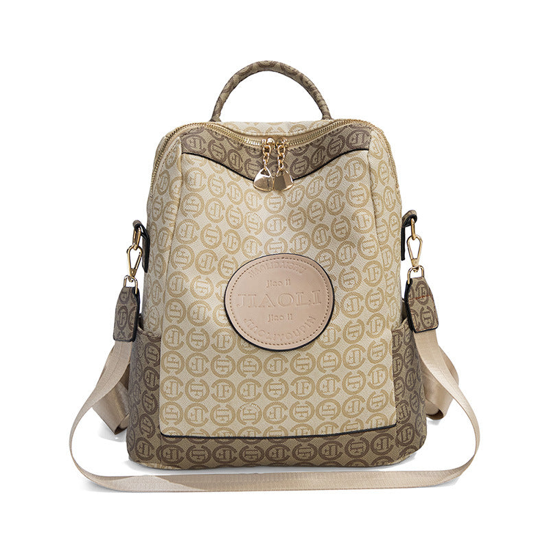 European And American Vintage Backpack Women's Bag New Large Capacity