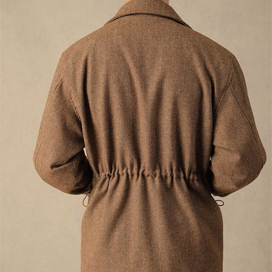 Wool Warm Long Coat Korean Casual