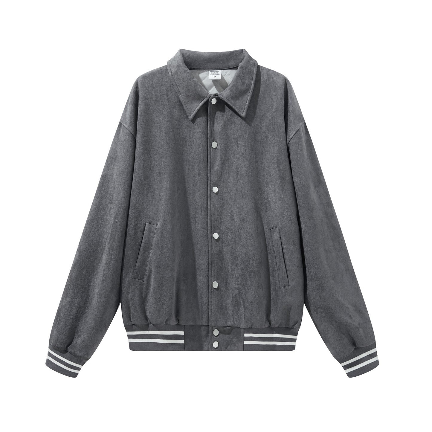 American Suede Lapel Jacket Bomber