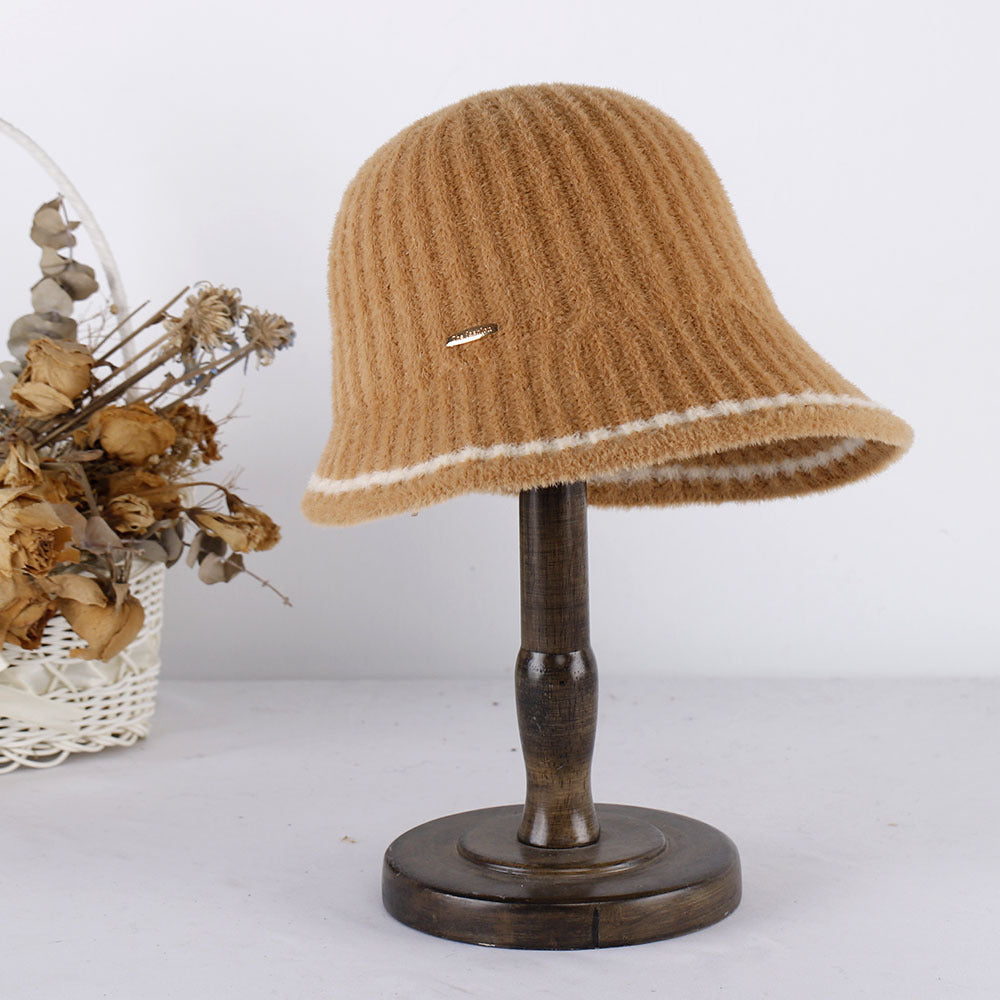 Warm Thickened Assorted Colors Woolen Knitted Hat