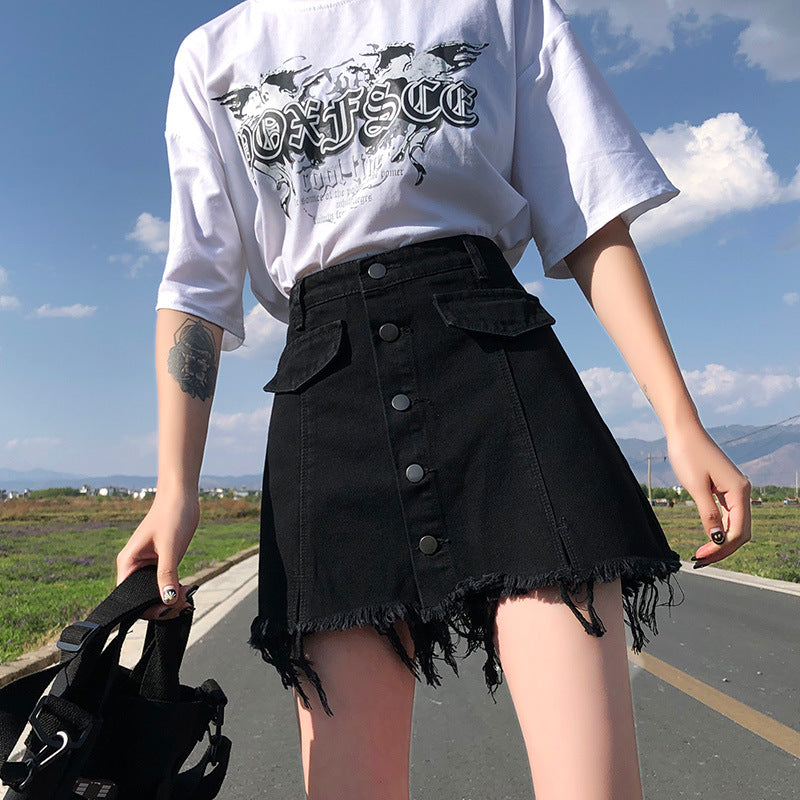 High Waist Hakama Casual All-match Korean Version