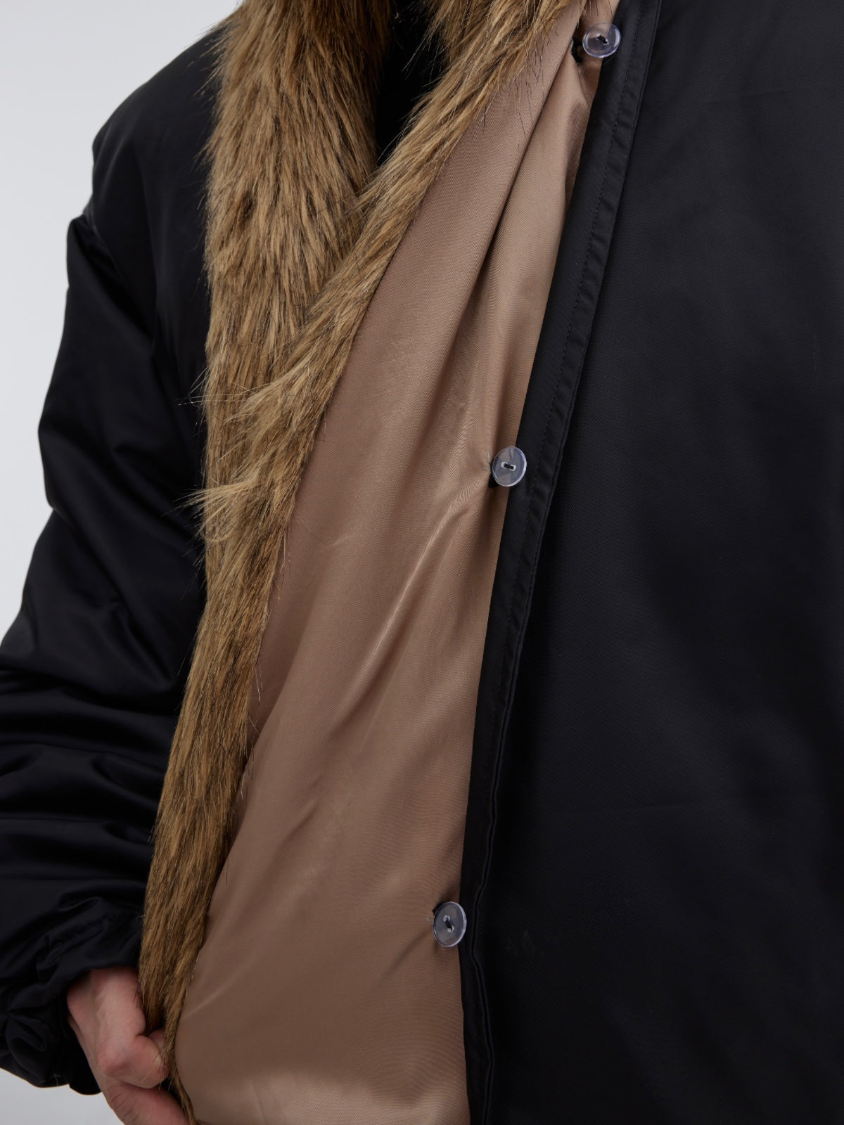 Small Group Anti Mink Fur Grass Thickened Cotton Jacket