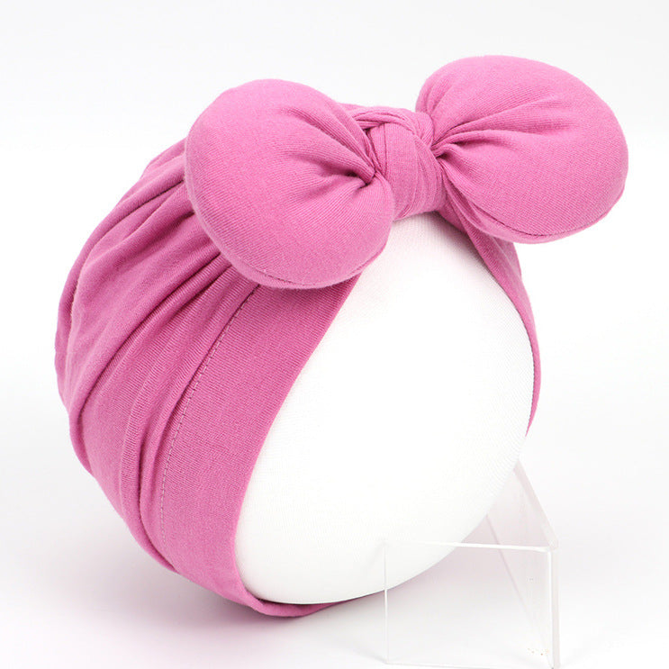 Cotton Spring And Summer Infant Indian Hat Bow Baby