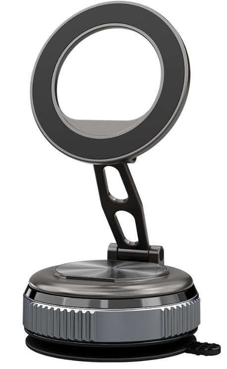 Mechanical mobile phone bracket-adsorption model-black-magnetic attraction ring *2+ gasket + bracket-1 piece