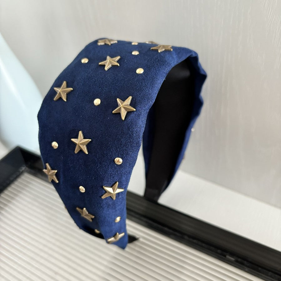 New Headband Female XINGX Rivet Headband Simple All-match
