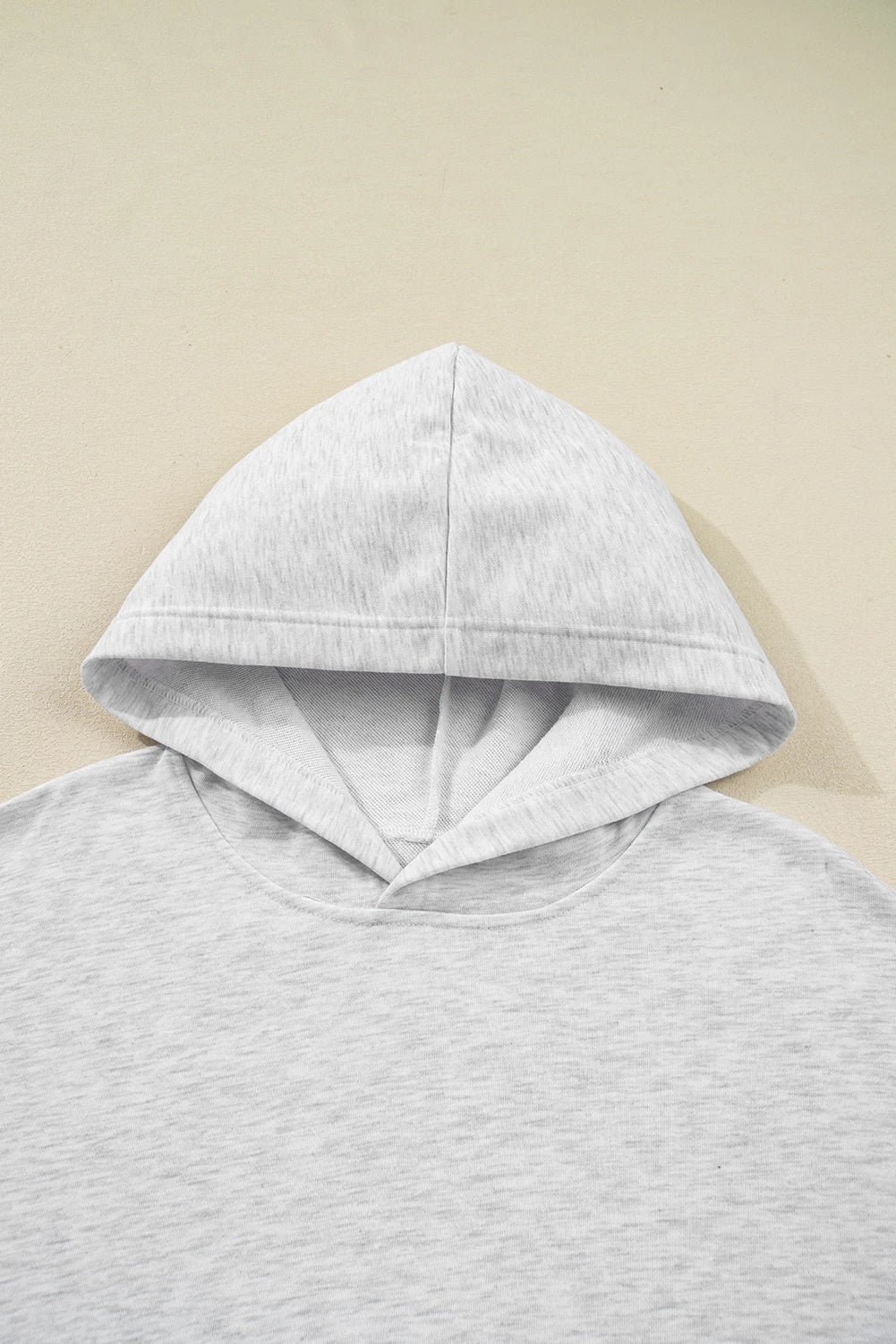 Light Gray Camouflage Stitching Asymmetric Sleeves Plus Size Hoodie