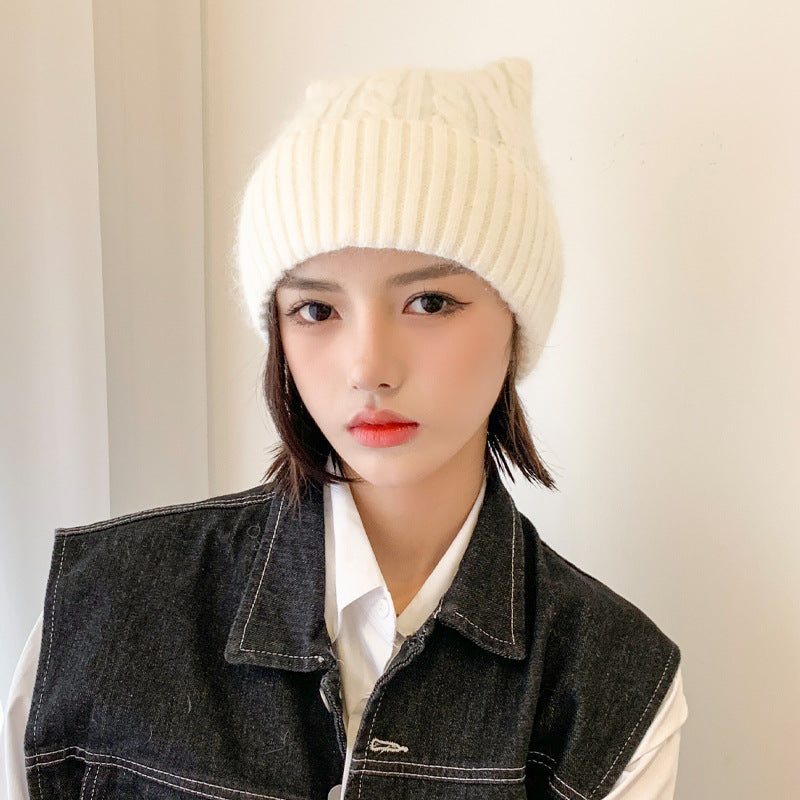 Super Cute Little Ear Knitted Wool Hat