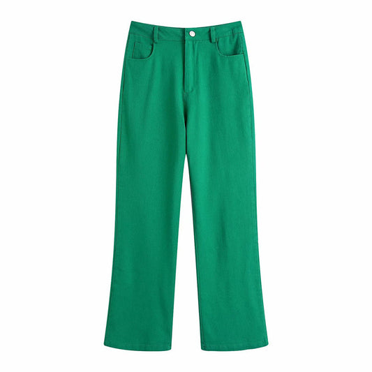 High-rise Wide-leg Jeans