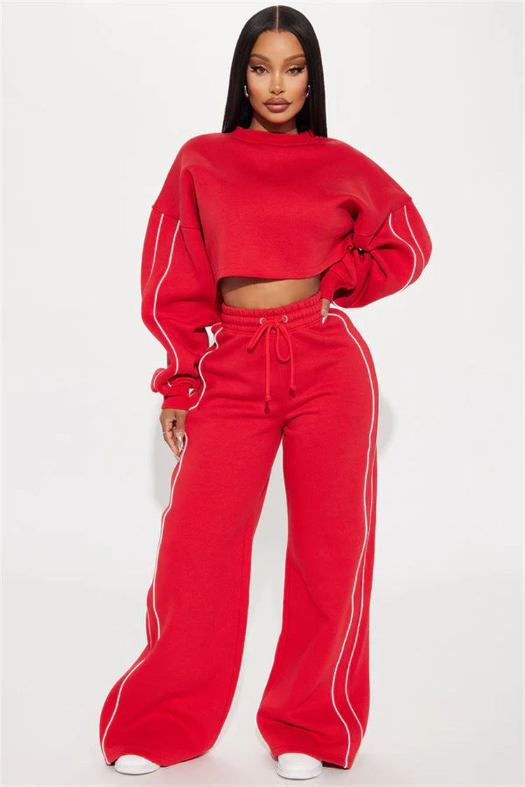Casual Fashion Long Sleeve Sport Sweatsuit
