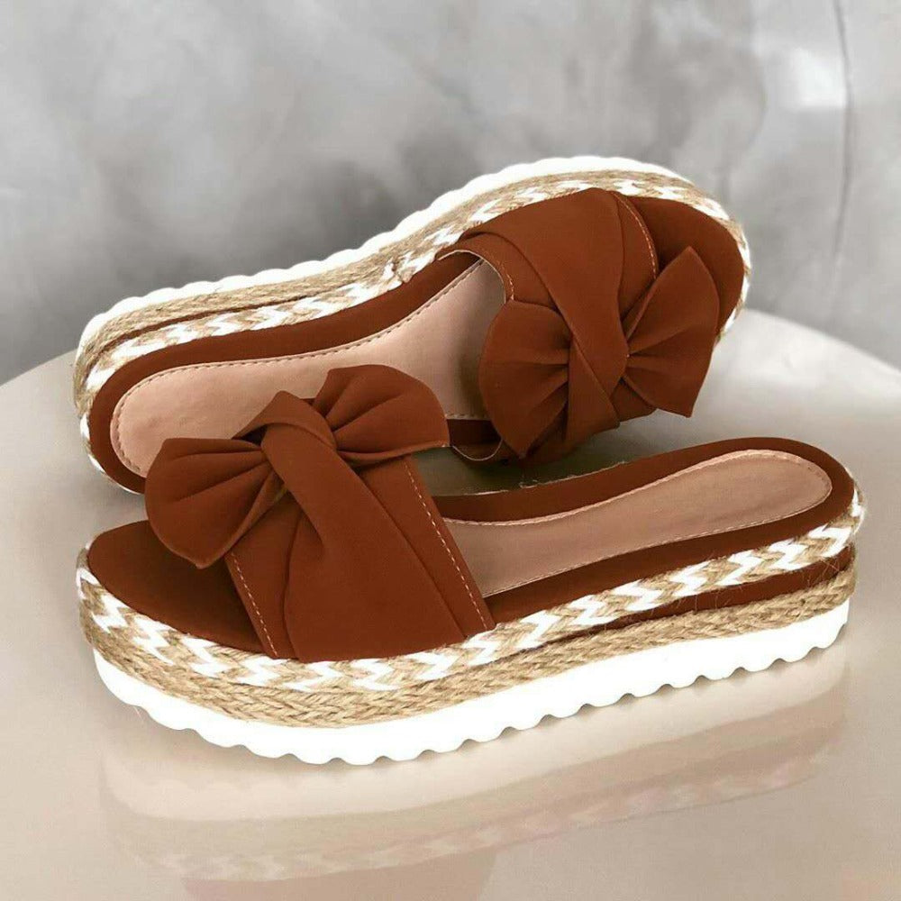 Bowknot Beach Slippers