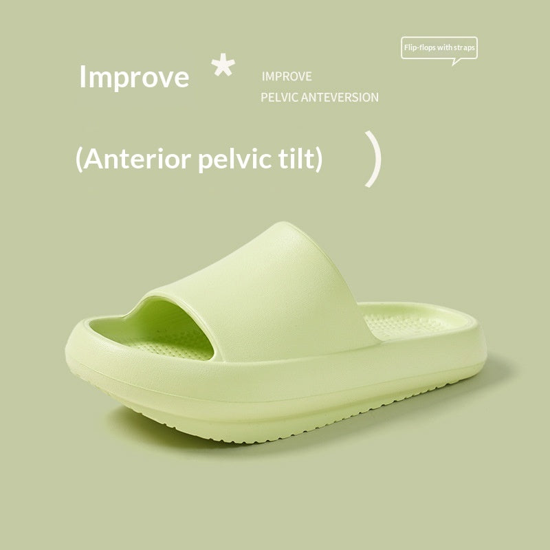 Ergonomic Low-heel Shoes For Correcting Anterior Pelvic Tilt Front-high Back-low Slippers