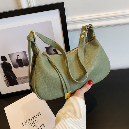 Simple Shoulder Messenger Minority Fashion Portable Dumpling Bag