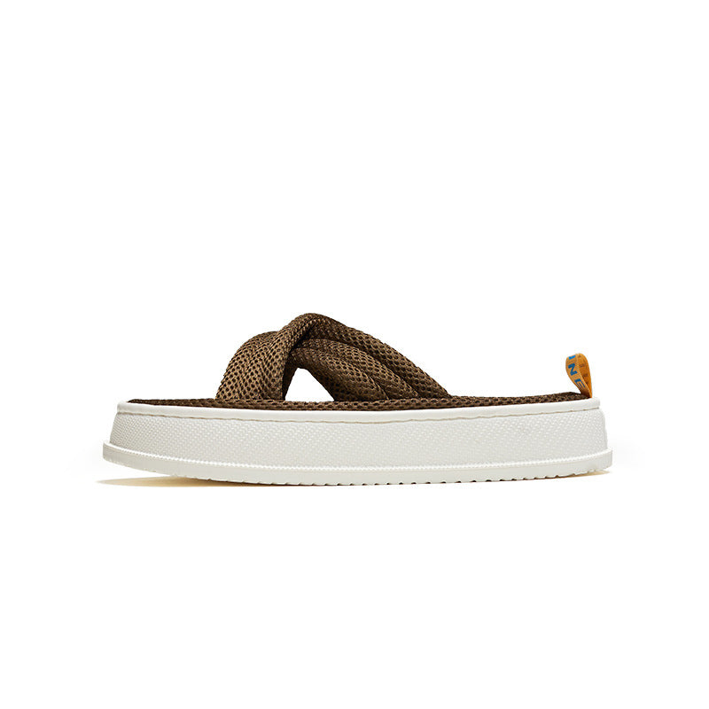 Women's High-end Couple's Fashion And Elegant Linen Slippers