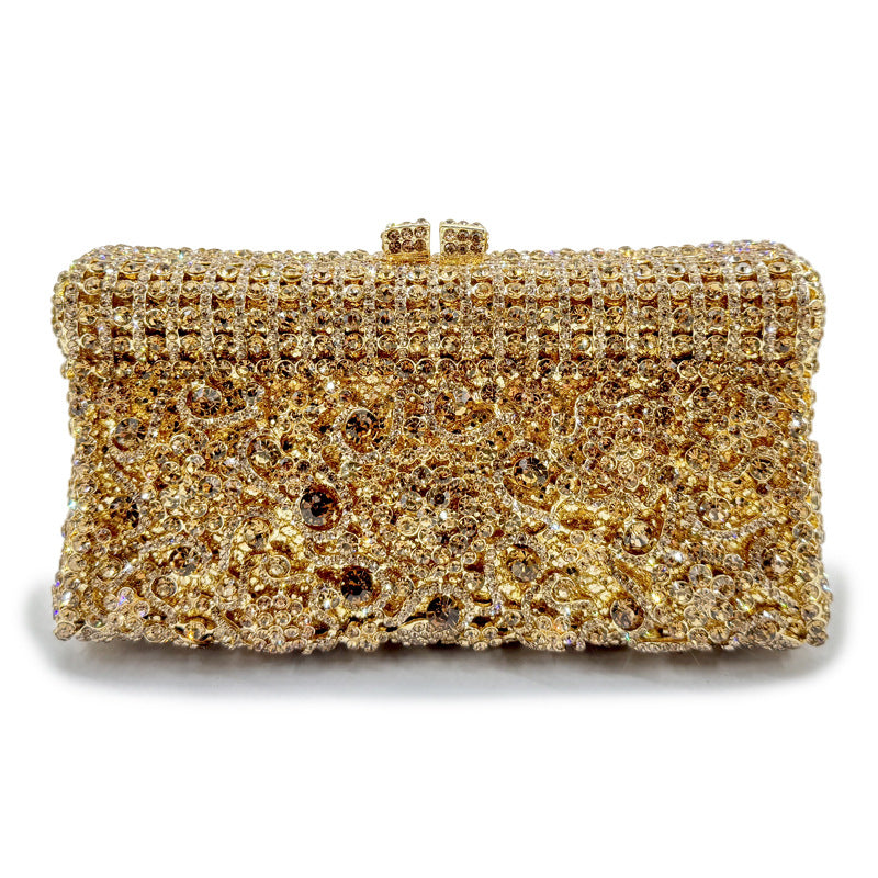 Handmade Spot Drill Dinner Bag Fashion Lady