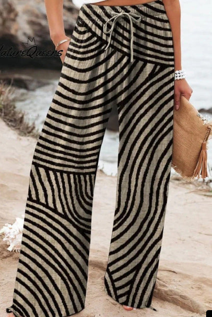 Versatile Ethnic Botanical Women's Pants