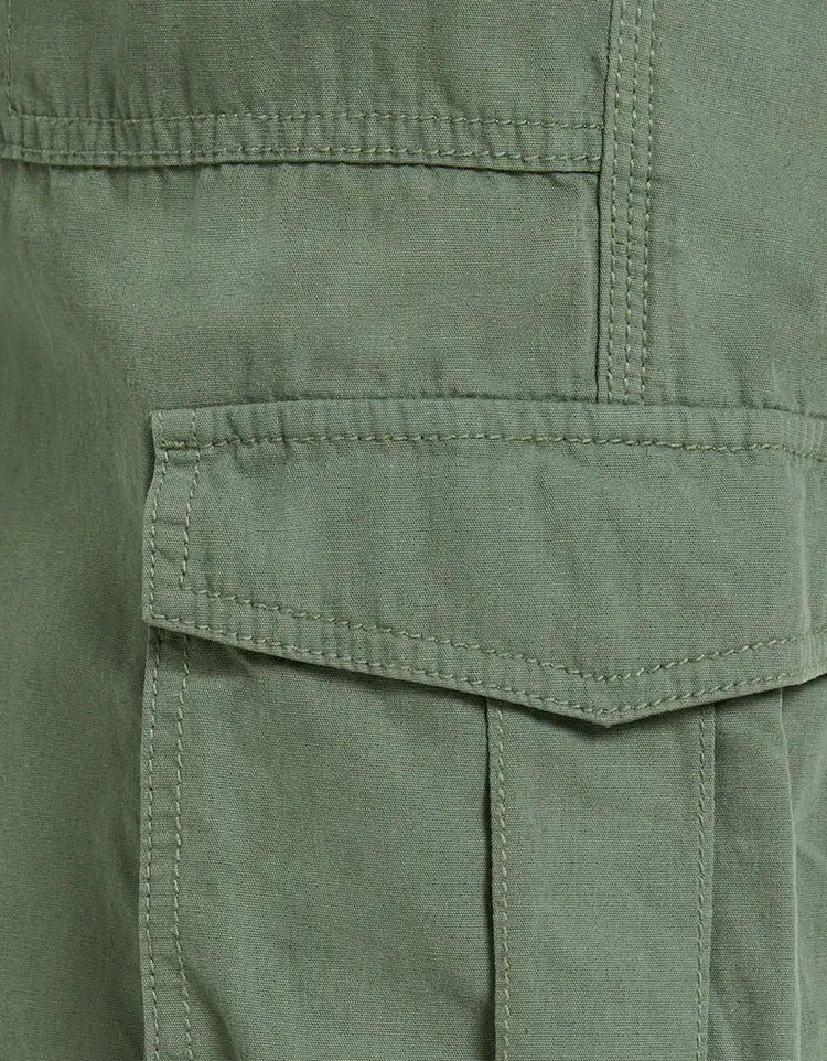 Hundred And One Military Green Work Pants High Waist Skinny