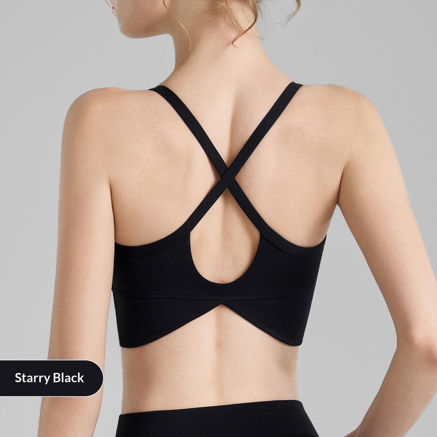 Drip Back Beauty Sports Fixed Cup Anti-shock Thin Strap Yoga Top