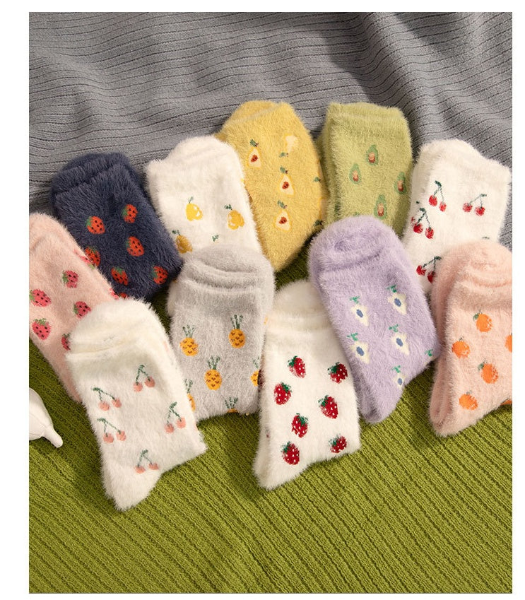 Thicken Home Casual Sleeping Cute Socks