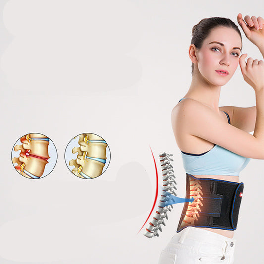 Warm magnetic therapy lumbar disc herniation belt