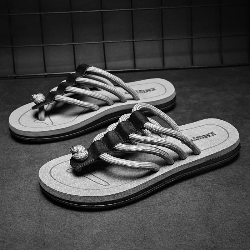 Men's Beach Shoes Fashion Outside Wear Trend Personality