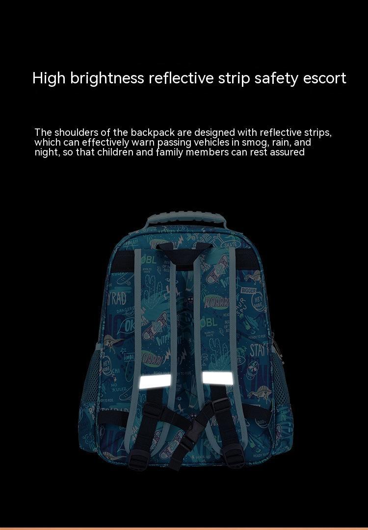 Children's Burden Reduction Spine Protection Dinosaur Backpack