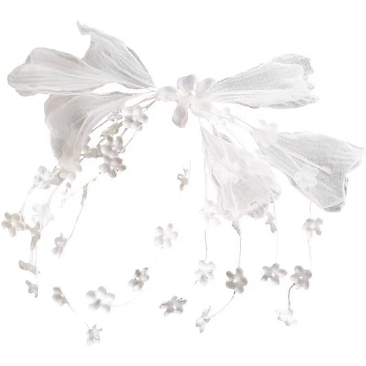 Ladies Fashion New Flower Piece Mesh Headwear