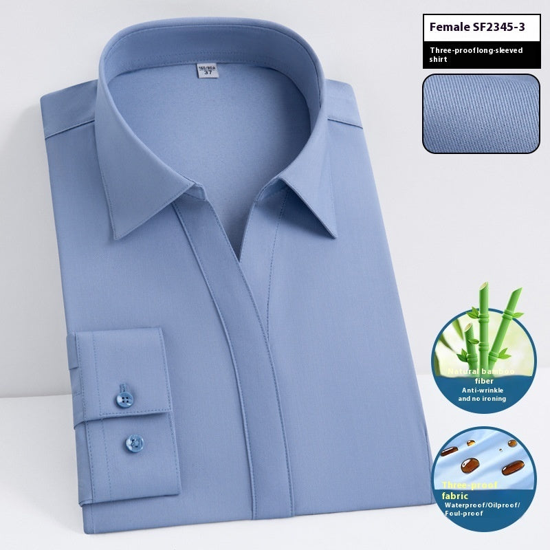 Men's  Short Sleeves Are Waterproof, Oil Resistant And Stain Resistant