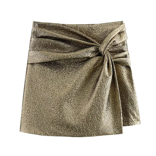 Women's High Waist Slimming Casual Pants Short Pantskirt