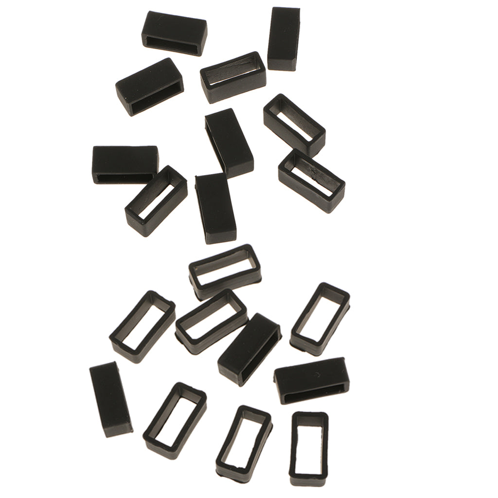 Silicone rubber strap movable ring