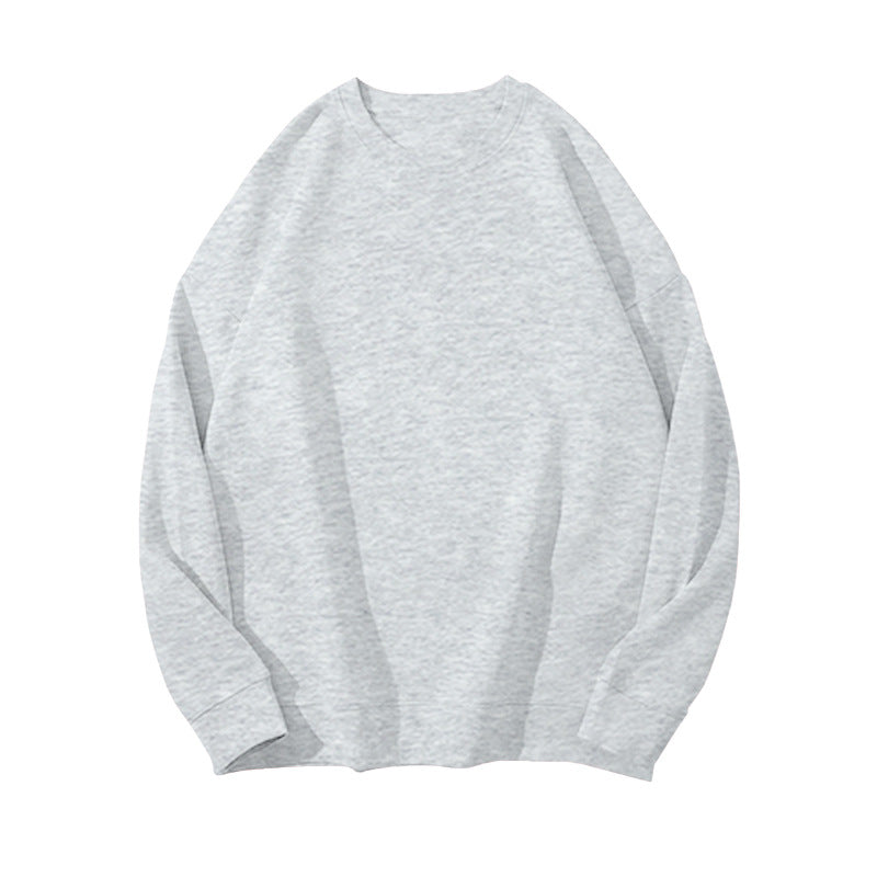 Dame Sweater i Ensfarvet med Pelsdetaljer