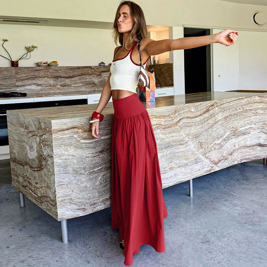 Elegant Pleated Skirt With A French Flair New Springsummer Style